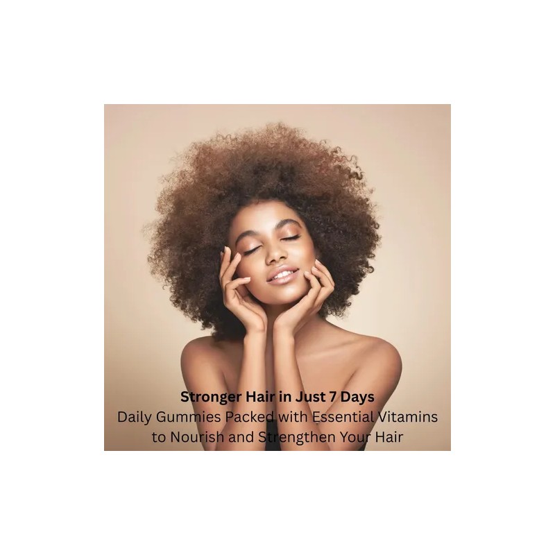 Gomitas Ebony Medical Cabello Biotina Keratina Hair Biotin Keratin Gummies,
