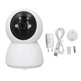 Indoor Security Camera Motion Detection Night Vision APP Viewing WiFi Pan Tilt Surveillance Camera for Home EU Plug 110‑240V
