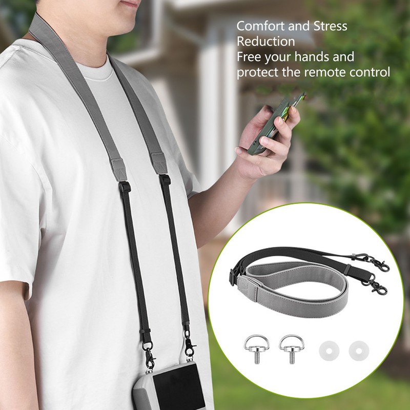 Drone Remote Control Lanyard Hands Free Stainless Steel C Ring