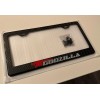 Godzilla GTR (Reflective) Godzilla GT-R 100% Carbon Fiber License Plate