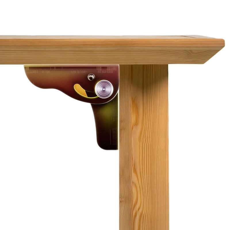 4 Pcs Self Locking Foldable Hinges, Self Locking Hinge Extension