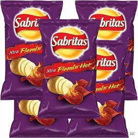 Sabritas extra flamin hot chips 45g (box with 12 bags)