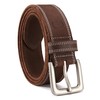 CHAOREN Brown Leather Belt Men, 38mm Mens Belts Casual, Everyday