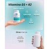 Vitamina D3 + K2 40 Cápsulas Veganas de 500 mg