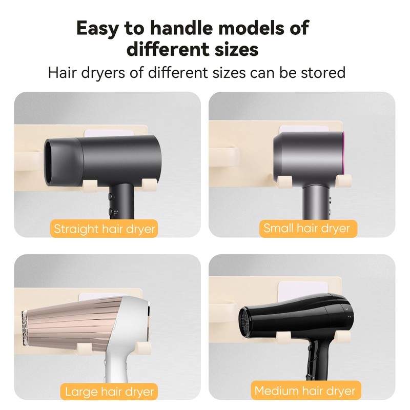 Zenymb Hair Dryer Holder Curling Iron Holder Flat Iron -