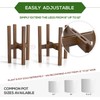 Sophia Mills Mid Century Plant Stand - Solid Wood Item
