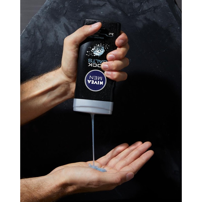 NIVEA MEN Rock Salts Cleansing Shower Gel for Men 250ml