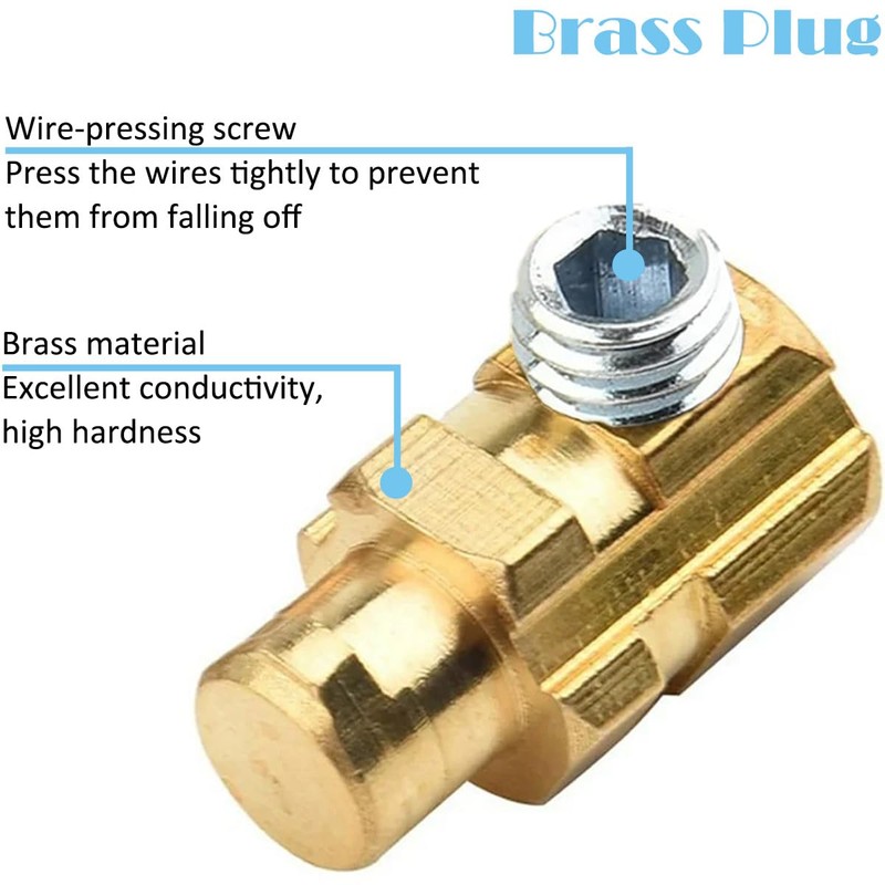 EATBALE DKJ35-50 & DKZ35-50 200Amp-300Amp Connector-Plug Replacement Parts for TIG