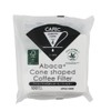 Cafec Abaca+ Cone Shape Filter Paper 4cup 100pcs