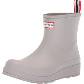 Hunter Footwear Women's Play Short Rain Boot, Zinc Grey, 7