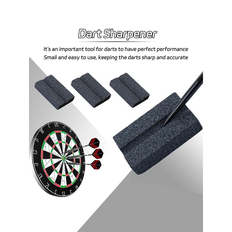 CosyInSofa Dart Sharpener Dart Point Sharpener, Darts V-Sharp Sharpening Stone