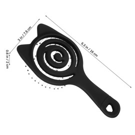 Baluue Curly Hair Detangler Brush Set 3 Pack Kitten Ear Massage Brush Vented for Blow Drying Women Girls