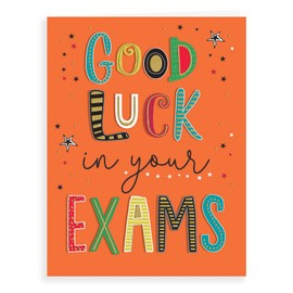 Regal Publishing Modern Good Luck Card Good Luck Exam - 8 x 6 inches