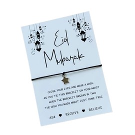 Eid Mubarak wish bracelet | Gift for Eid | Eid Mubarak gift