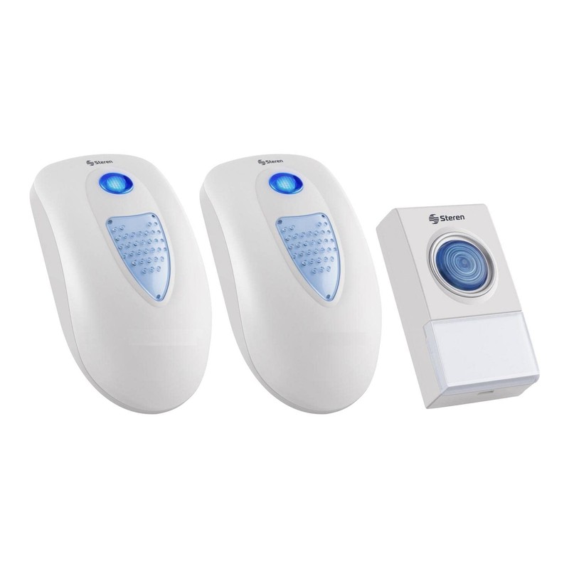 Steren TIM-305 Timbre Digital Inalambrico 38 Tonos C/2 Campanas