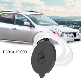 ACROPIX Windshield Wash Fluid Tank Cover for Nissan Rogue Gray