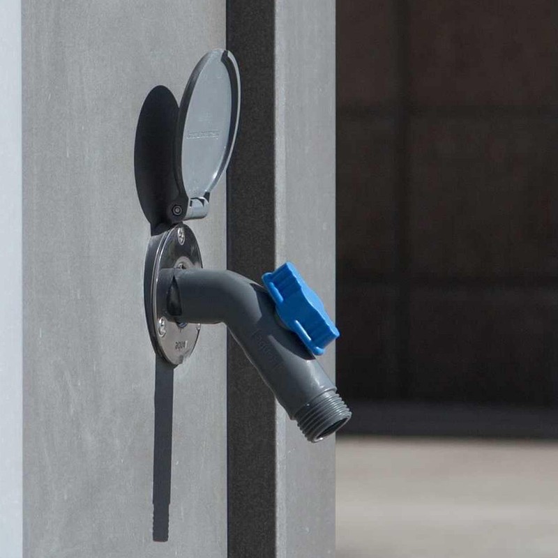 Aquor Removable Faucet Hose Connector, Slate Gray