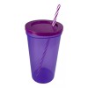 Like Shop Vaso De Plástico Con Popote Yuliana 20 Piezas