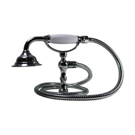 Renovator's Supply Handheld Telephone Shower Head Set With 58in Flex Hose Chrome