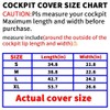 Chuanke Kayak Cockpit Cover UV60+ 420D Oxford Adjustable Canoe Dust-Proof