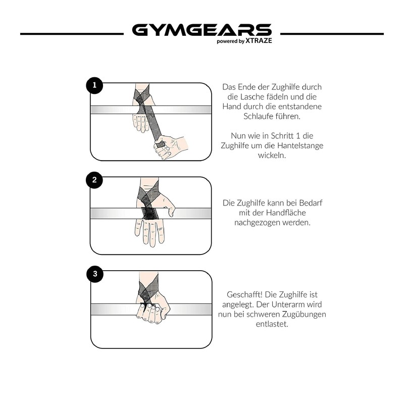 GYMGEARS Professional Lifting Straps [Padded] 60 cm for Strength Training,