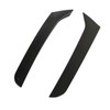 2 Pcs Rear Window Spoiler Glossy Black Left Right Side