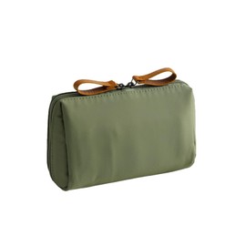 Makeup Pouch, Multi-functional, Storage Bag, Soft, Lightweight, Compact, Convenient Storage, Suitable for Storing Cosmetics, Makeup Brushes, Toiletries, Suitable for Business Trips, Travel (Green)