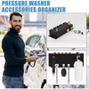 Pressure washer bracket, 7-hole wall mounted storage rack for foam