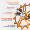 IMPALAPRO - Set of 2 Ceramic Jockey Wheels 12T-14T Aluminium