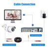 Cocar 5M/6FT Pre-made 2-in-1 BNC Video Power Cables, BNC CCTV