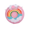Doughnut Bottle 380ML Cute Leakage Proof Portable BPA Free Silicone