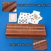 GSE Games & Sports Expert 2-Track Wooden Cribbage Board Game