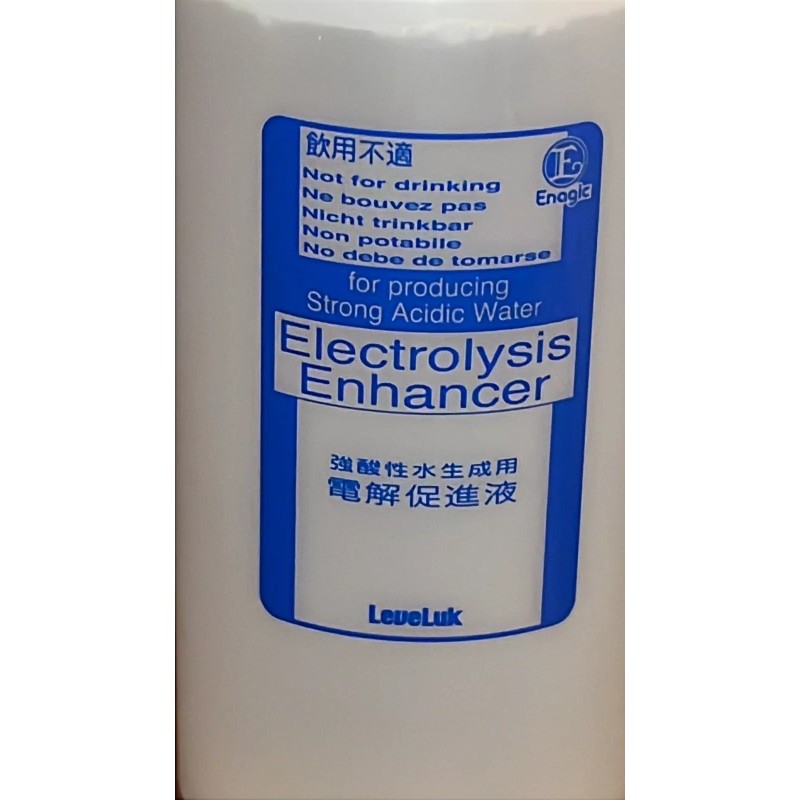 Enagic Kangen Leveluk Electrolysis Enhancer Fluid 400g Bottle K8 And