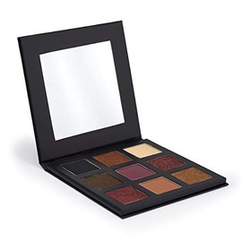 GOC, Paleta de sombras, High Pigment Pallet Satin, Colores neutro e intensos, 9 tonos diferentes, GPHP02                                              