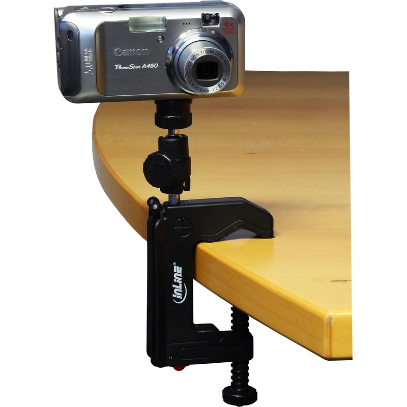 InLine® 48009 Table Top Tripod 190 mm with C-Clamp Including