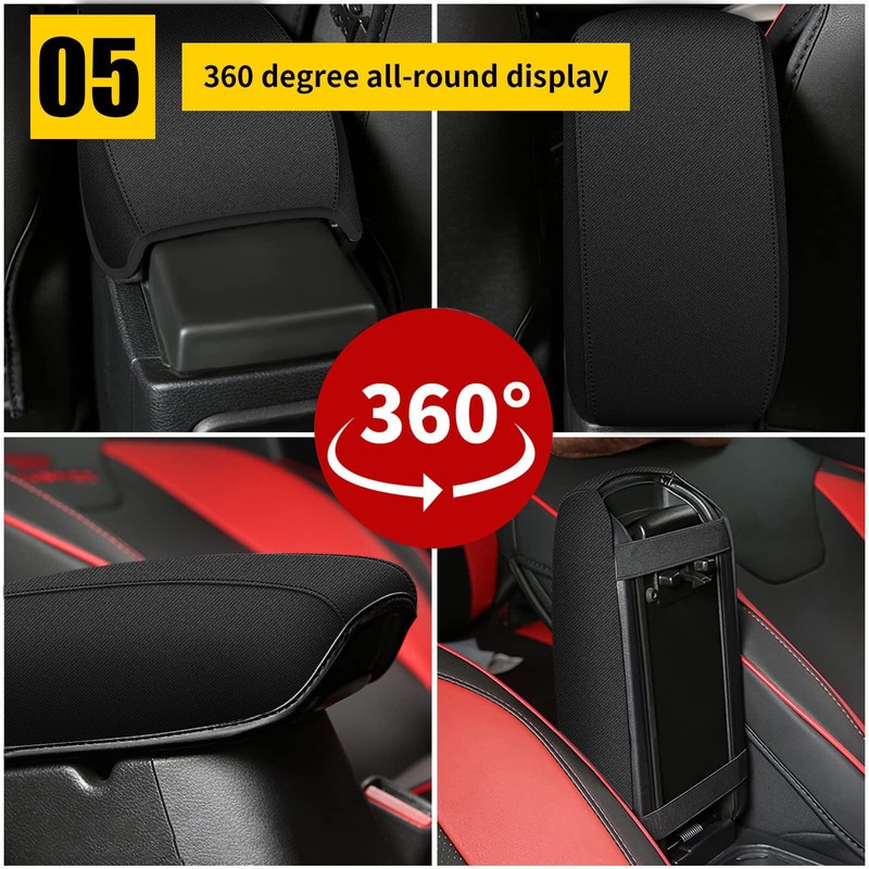 AOMSAZTO Neoprene Armrest Covers for 2015-2019 Hyundai Sonata