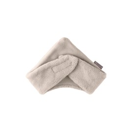 Sterntaler Children's Neckerchief Teddy Fleece Lined Unisex Triangular Scarf for Baby and Children with Velcro Fastening, Lined with Microfleece, beige