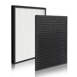 iAmoy Replacement Filter for Levoit Air Purifier LV-PUR131 & LV-PUR131S - Efficient HEPA Combination Filter & Activated Carbon Filter Set