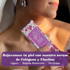 TQL | Suero Colágeno y Elastina | Skin care | Emoliente suaviza la piel | Envejecimiento prematuro | Acido hialuronico | Para todo tipo de piel | Absorción rápida | No deja residuos grasosos | 30 ml