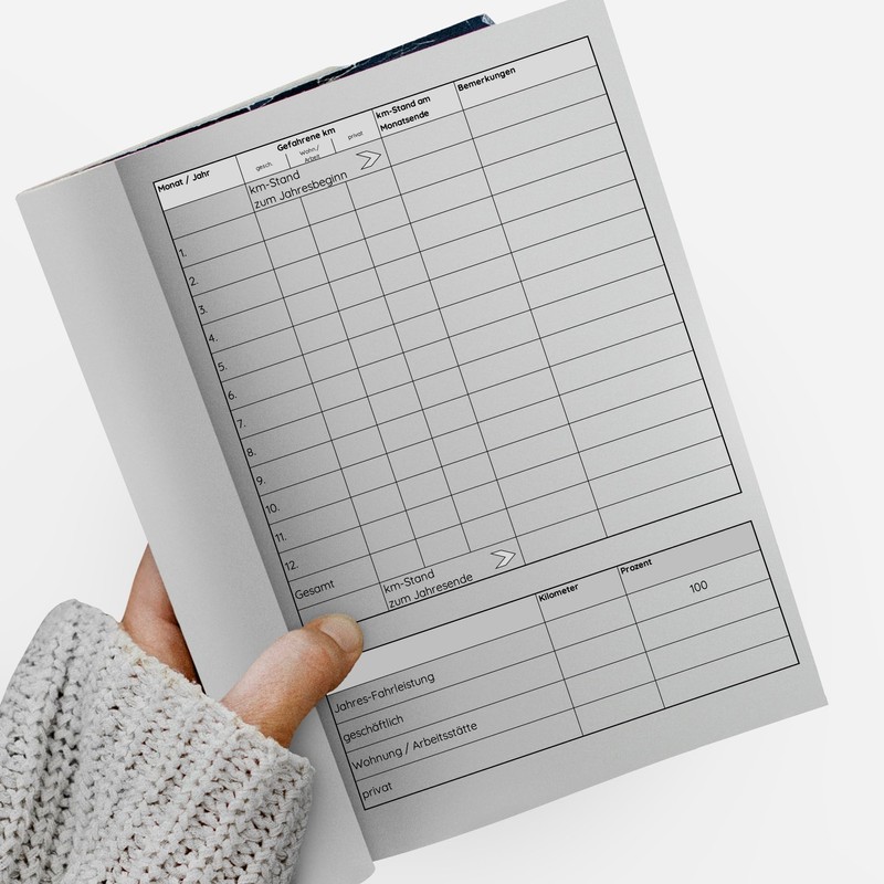1/3/10 Logbook Car Tax Office Recognized A5 80 Pages Germany