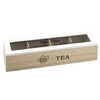 Wooden Tea Box, Tea and Herbal Tea Bag Holder with