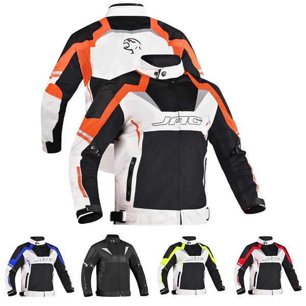 JAG Mesh Motorcycle Biker Jacket-CE Level 1 Armor Motorbike Jacket