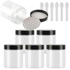 TIANZD Pack of 6 Small 250 ml Transparent Plastic Empty
