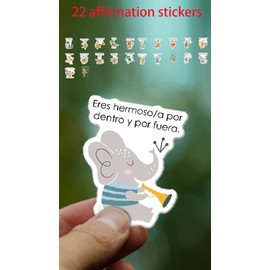Spanish English Bilingual Stickers for Kids Learning Alphabet Animals, Colors, Weather,Family Member,Sightwords and Daily Spanish Phrase