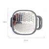 2-in-1 Cheese Grater with Container – Handheld Food Grater with
