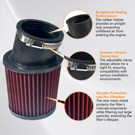 Upgraded Air Filter Adapter Kit for Predator 212cc 6.5HP Engine Mini Bike Go Kart