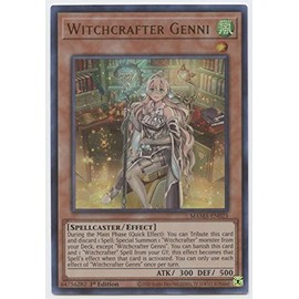 YU-GI-OH! Witchcrafter Genni - MAMA-EN023 - Ultra Rare - 1st Edition - Collectible Card Game Single - Age 13+
