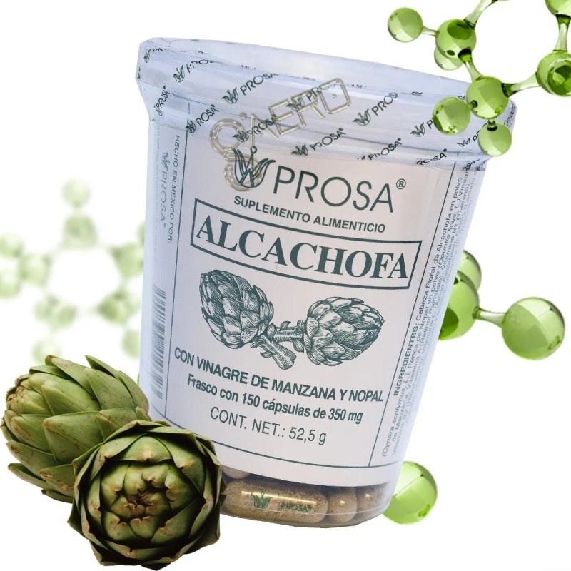Alcachofa 150 Capsulas Vinagre De Manzana Y Nopal Prosa Sin