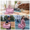 DTGN Pink 50L Travel Duffel Bag for Women, Weekender &