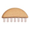 Fengshuibringluck Hair Comb, Jade Scalp Gua Sha Hair Brush Massage